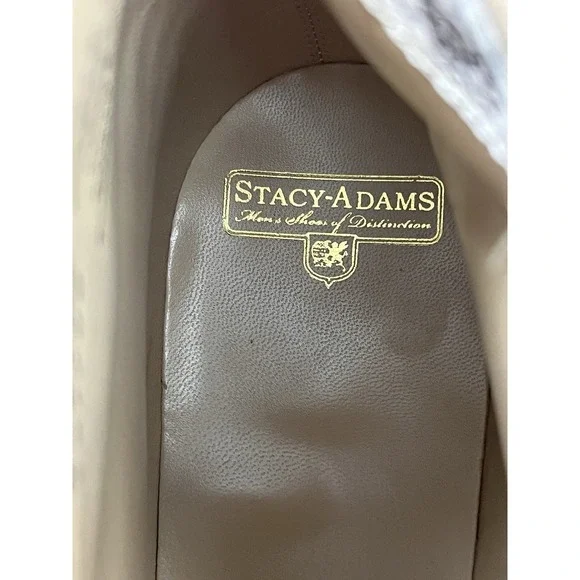 Stacy Adams Madison Cap Toe Leather Boots in Taupe, Mens Size 15 NEW - Picture 8 of 14